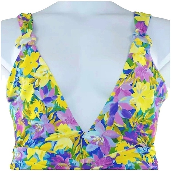 NWT For Love & Lemons For Victoria's Secret Daffodil One Piece Swimsuit XL - Picture 6 of 15